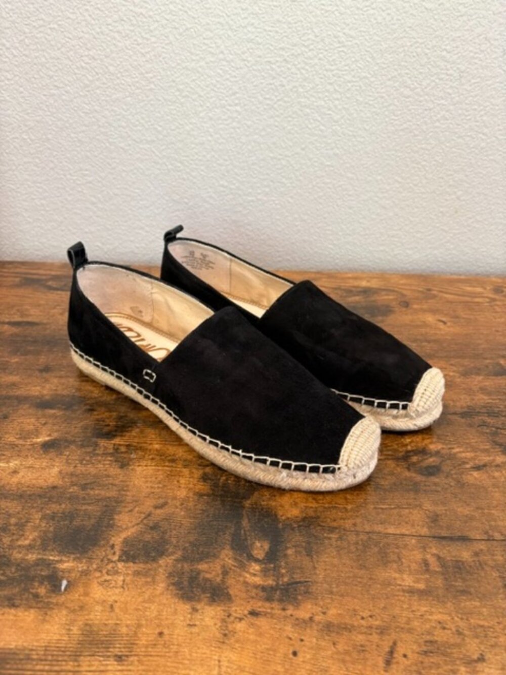 Sam Edelman Black Suede Khloe Espadrilles